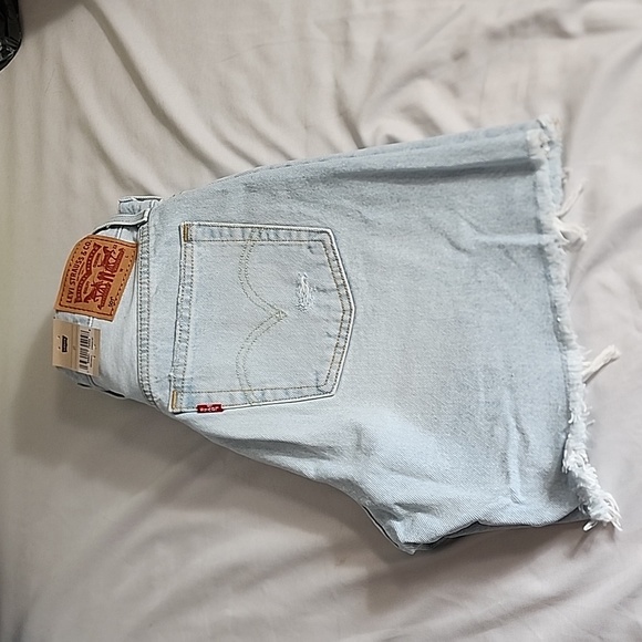 Levis 501 button fly cutoffs high rise jean shorts sz 26 27 28 29 30 31 nwt - Picture 3 of 6